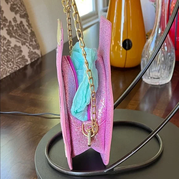 Pink Glitter Tequila Bottle Bag - Picture 5 of 9